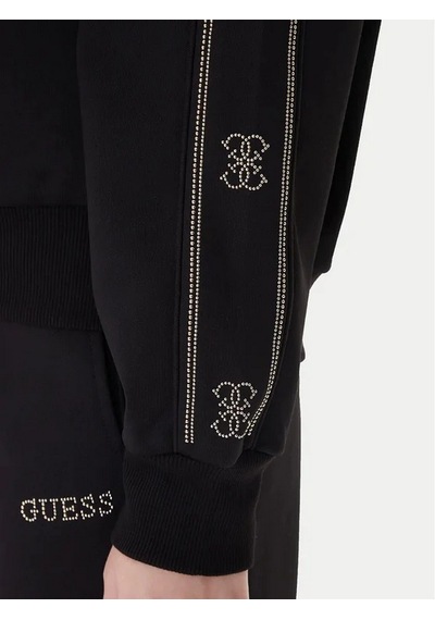 Guess V6rq96kcx22 Octavia Kadın Sweatshirt Siyah