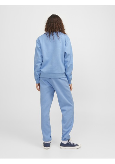 Jack & Jones Kadın Logolu Sweat Pantolon - Abbie Silver Lake Blue Çok Renkli
