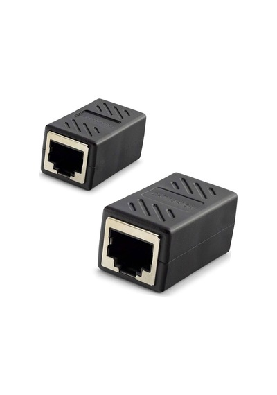 Rj45 Dişi - Dişi Uzatma Adaptörü - Siyah Hdx5066 Evimdeyokyok