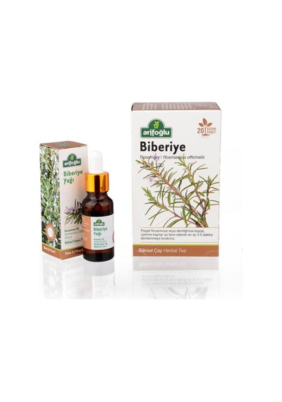 Arifoğlu Biberiye Yağı 20 ML + Biberiye Çayı Süzen Poset Çay 20'li