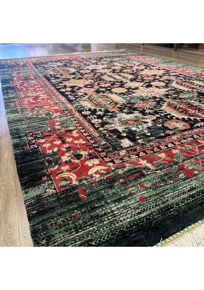 Hoom Rugs Tebriz Kr01 150 Tarak Makina Halısı Çok Renkli