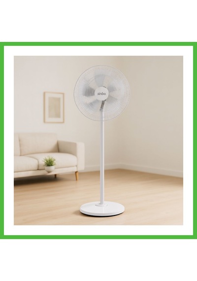 Vaveni Ayaklı Vantilatör 5 Kanat 18'' Yaklaşık 45 Cm Sessiz 3 Kademe 140 Cm Arz