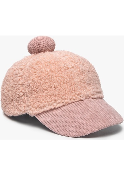 Koton Peluş Cap Şapka Ponpon Detaylı Pembe 3wkg40008aa 3WKG40008AA265 Gülkurusu
