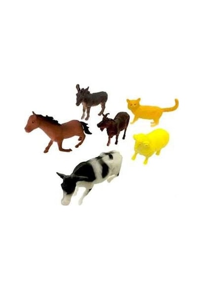 Pvc Çiftlik Hayvanları 6lı 10 Cm