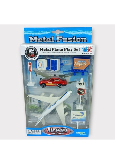 Havaalanı Seti Metal Arabalı - 89730 - Arabalı Set