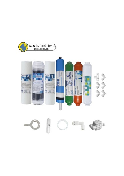 Purefer Açık Kasa Çif Sedimentli Sertifikalı 7li Pallas Mebran Mineral+alkali