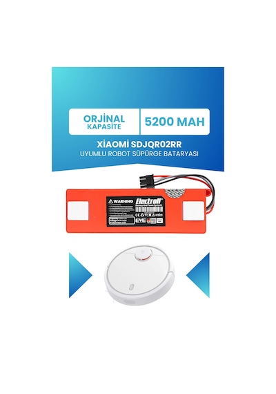 Xiaomi Sdjqr02rr Batarya Kutulu 5200mah Robot Süpürge Batarya
