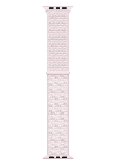 Watch 44mm Kordon Band-03 Serisi Hasır Strap Kayış-pearl Pink