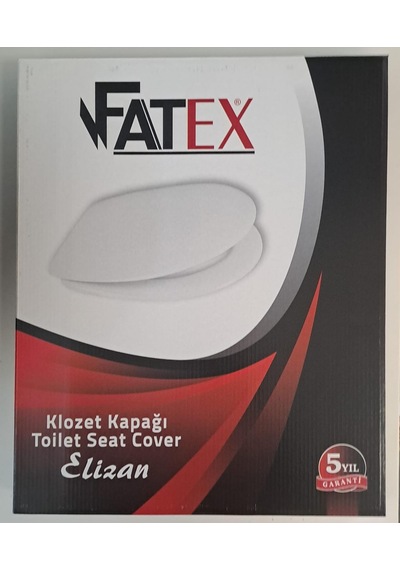 Fatex Elizan Akdeniz 36,5 X 43,5 Cm Normal Kapanan Plastik Klozet Kapağı Diğer