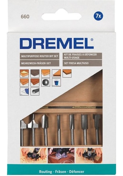 Dremel Çok Amaçlı Freze Ucu Seti (660) 7'Li - 26150660JA