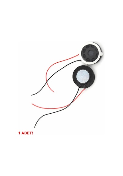 Hoparlör 1w 8ohm 20mm Yuvarlak 10cm Kablolu Mini 2cm Speaker Ses Müzik Amfi Ürün Müze Otomobil Tel