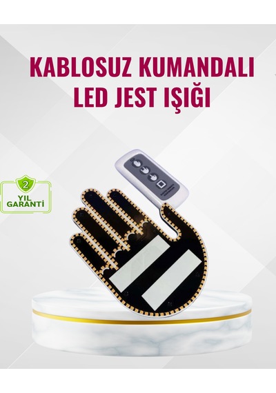 Naylon Bantlı Kolay Montajlı Araç Jest Işığı