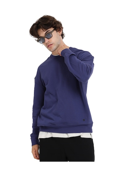 Sportive Ault Oversize Erkek Mavi Günlük Stil Sweatshirt 25ke1009-mvı 1776157 Mavi