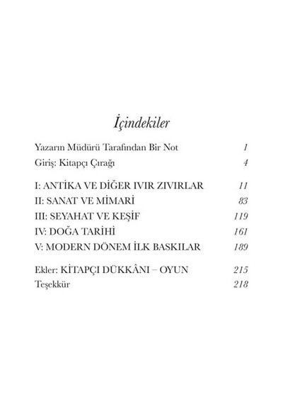 Bir Nadir Kitapçı: Talihsiz Serüvenler Ve Deneyimler