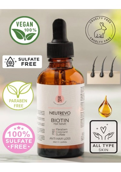 Neutrevo Professional No:4 Biotin Serisi Dökülme Karşıtı Saç Bakım Serumu 50 Ml
