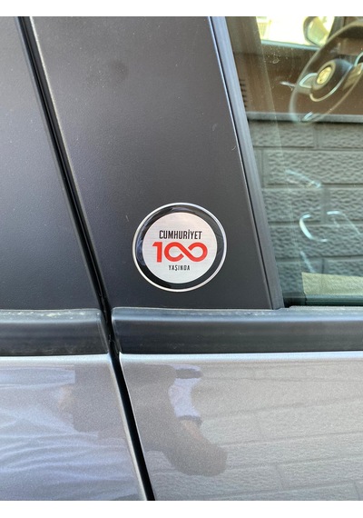 Cumhuriyet 100 Yaşında Silikon Logo 1 Adet