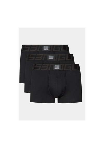 Guess Idol Erkek 3'lü Boxer Paketi Siyah