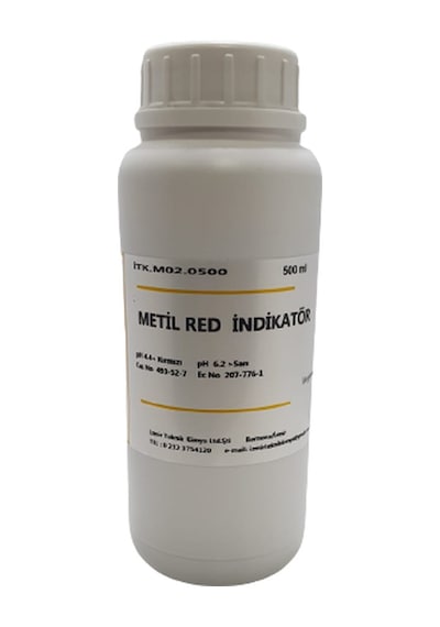 Metil Red Indikatörü 500 Ml