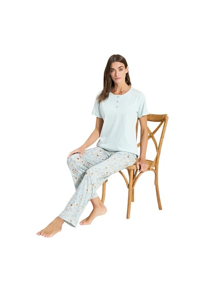 Over Sleep By Poleren Over Sleep 3334 Kadın Büyük Beden Modal Yazlık Takım L-xl-2xl-3xl Mavi Over Sleep By Poleren Over Sleep 3334 Kadın Büyük Beden Modal Yazlık Takım L-xl-2xl-3xl Mavi