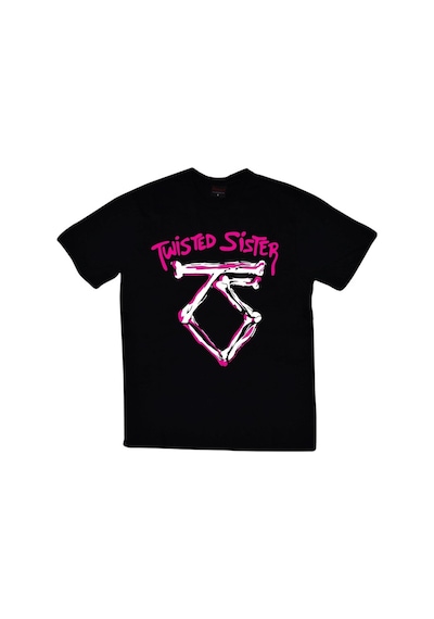 Stoned&Fame Twisted Sister Baskılı T-shirt SIYAH