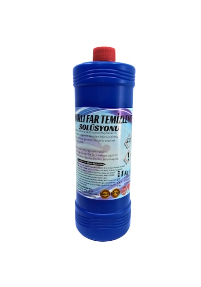 Far Temizleme Solüsyonu 1 Kg Sararmış Farlar İçin Premium Far Temizleme İlacı Ve Parlatma Sıvısı