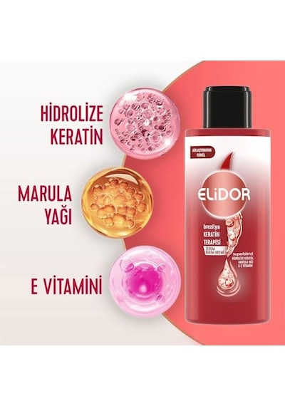 Elidor Serum Bakım Kremi Brezilya Keratin Terapisi Seyahat Boy 90 Mililitre