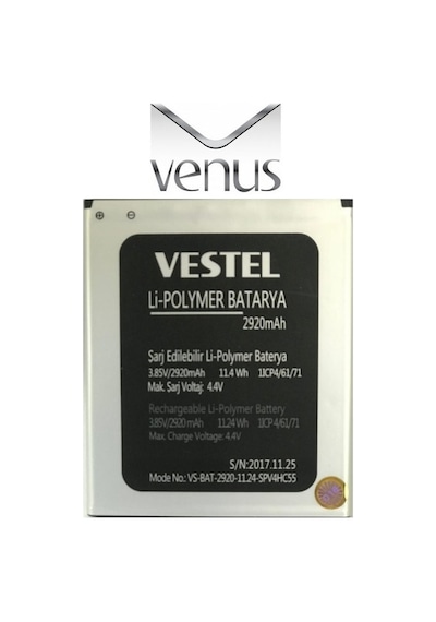 Vestel Uyumlu Venüs V3 5530 Pil Batarya Vs-Bat-2920-11.24 İthal