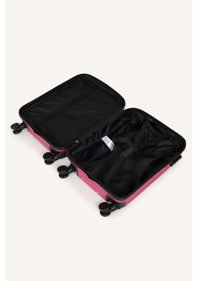 Defacto Unisex Sert Kapaklı Çekçekli Küçük Fusya Küçük Valiz Valiz I1711axnspn660 Pembe-pn660