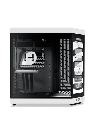 Hyte Y70 Touch Panda Temperli Cam Usb 3.2 E-atx Dual Chamber Mid Tower Bilgisayar Kasası