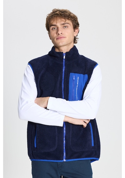 AC&Co / Altınyıldız Classics Erkek Lacı Standart Fit Normal Kesim Dik Yaka Polar Yelek Lacivert AC&Co / Altınyıldız Classics Erkek Lacı Standart Fit Normal Kesim Dik Yaka Polar Yelek Lacivert