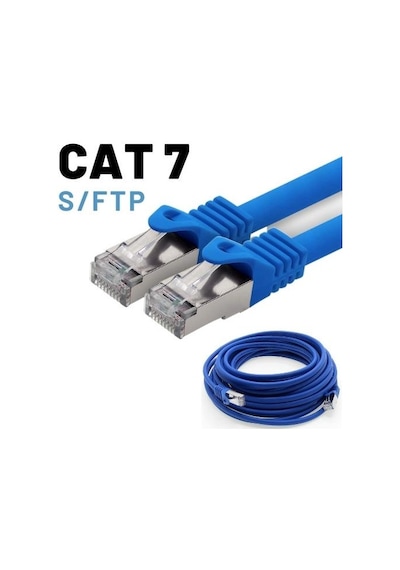 Irenis Cat7 Kablo S/Ftp Lszh Ethernet Network Lan Ağ Kablosu 50 M Beyaz