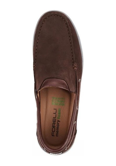 Forelli Adler 45102 Ortopedik Hafif Deri Erkek Ayakkabı Nubuk-kahve