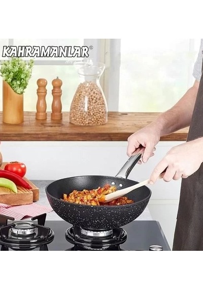 Kahraman Kah 3171 Titanyum Wok Tava 28 Cm
