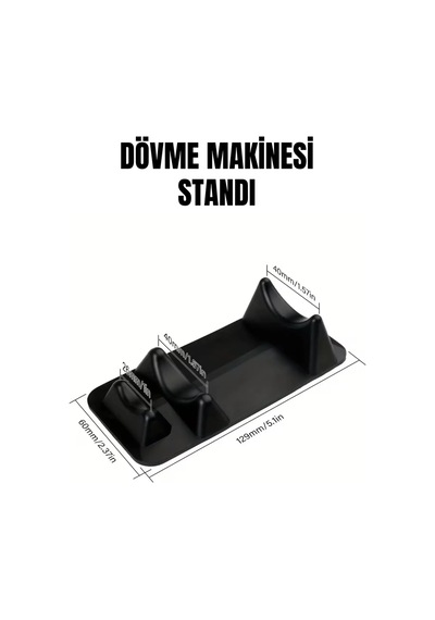 Kalıcı Makyaj Makine Standı - Esnek Dövme Makinesi Standı Siyah