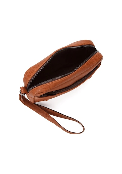Newish Polo Erkek El Askılı Portföy Clutch El Çantası New256 - Taba
