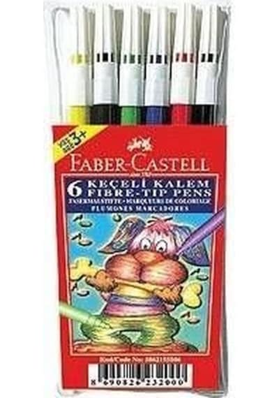 Faber-Castell Keçeli Kalem 6  Renk