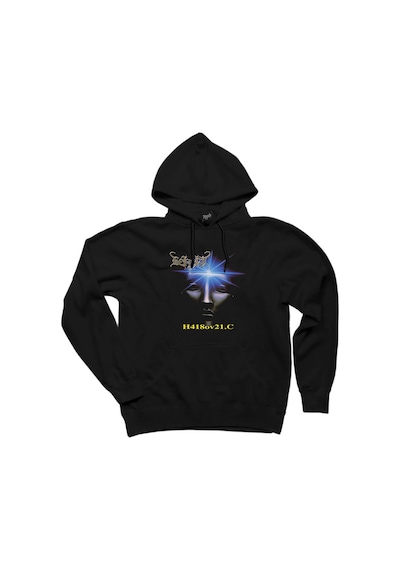 Beherit h418ov21.c Siyah Kapşonlu Sweatshirt Hoodie Siyah