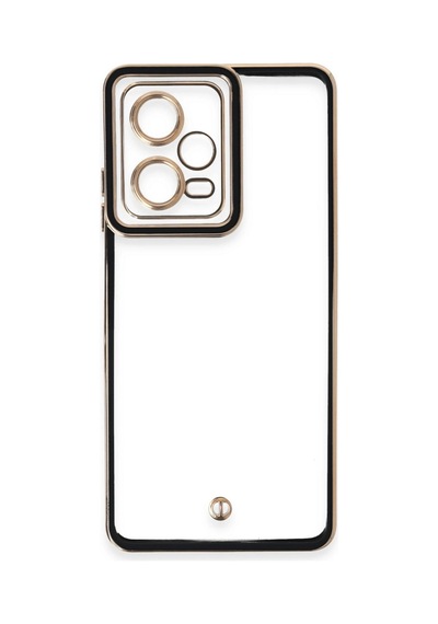 Xiaomi Redmi Note 12 5g Kılıf Liva Lens Silikon - Siyah Mavi