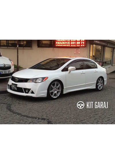 Kit Garaj Honda Civic Yan Marşpiyel Plastik Boyasız