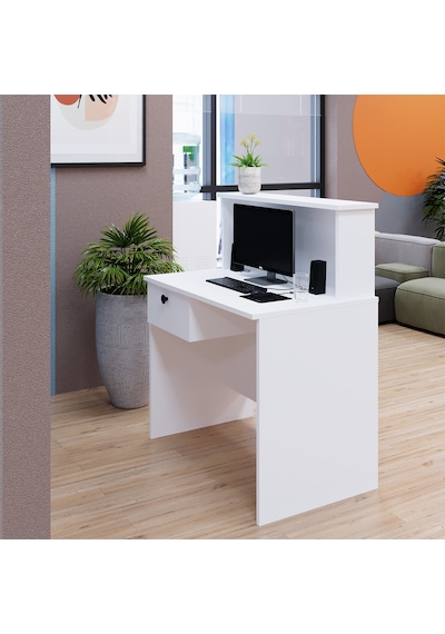 Venüs 90 Cm Çekmeceli Banko, Sekreter Masası, Ofis Masası, Vns01