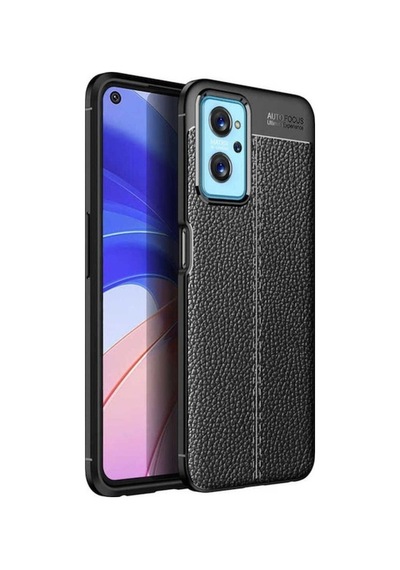 Oppo A76 Kılıf Zore Niss Silikon Kapak Siyah