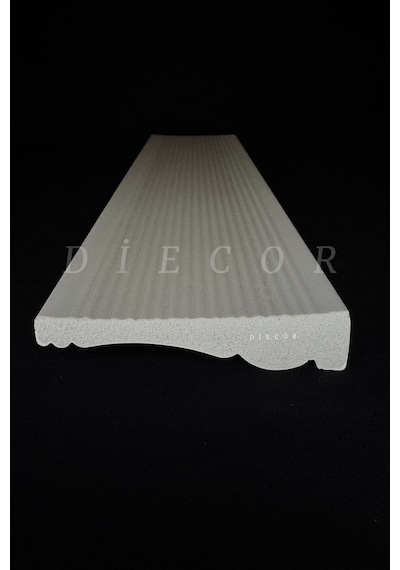 Diecor Dekoratif Boyanabilir 25 Adet 9 Cm Polistren Süpürgelik Model:xa140
