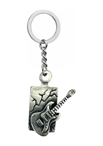 Hard Rock Elektro Gitar Anahtarlık Unisex Müzik Temalı Aksesuar