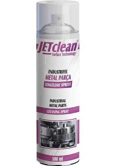 Jetclean 500ml Endüstriyel Metal Parça Temizleme Spreyi
