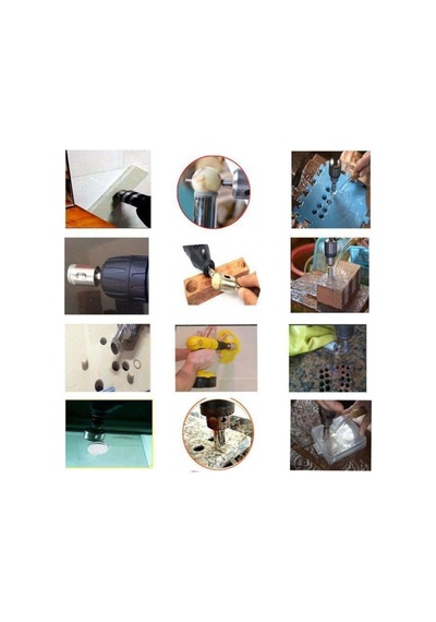Cam Fayans Mermer Granit Delme Pancı Boru Tipi Elmas Karot Uç 22 Mm