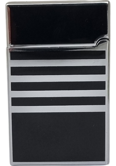 Vindiesel Soft Flame Siyah-gümüş Desenli Çakmak - Tr7694