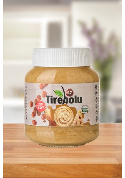 Tirebolu 47 Şekerli Fındık Ezmesi %75 fındık 300 G