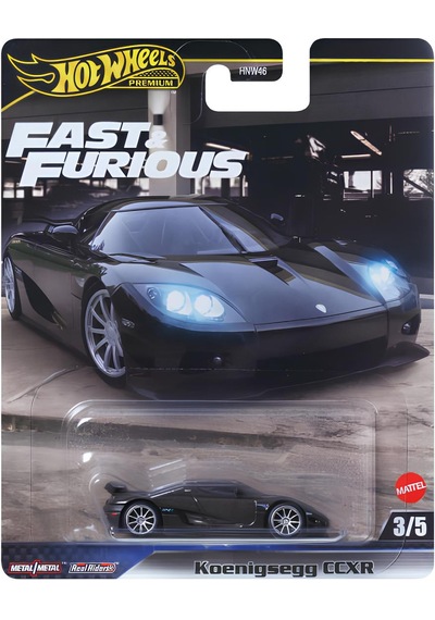 Hot Wheels Fast & Furious Premium Arabalar Koenıgsegg Ccxr Jbl88 Çok Renkli