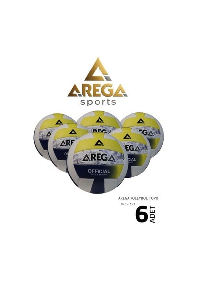Arega Voleybol 6 Adet Antrenman Topu Tvb-40251 001 Beyaz