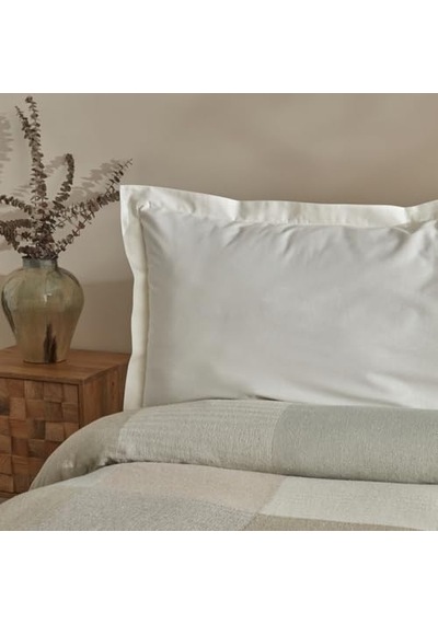 Karaca Home Cube %100 Pamuk Çift Kişilik Müslin Pike Bej Açık Indigo